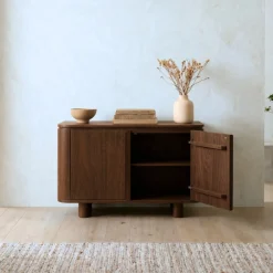 Jessy Smal Dressoir Walnoot 100cm
