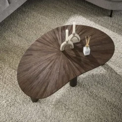 Jill Salontafel niervormig Teakhout 110cm