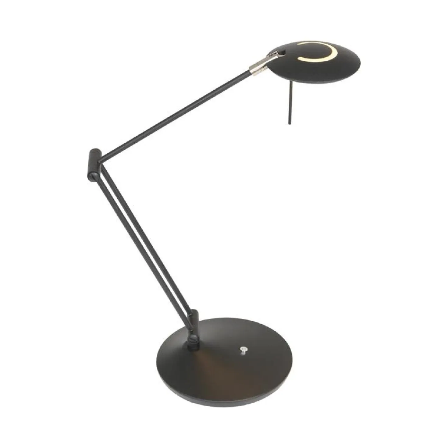 Jim 1-lichts Bureaulamp Zwart