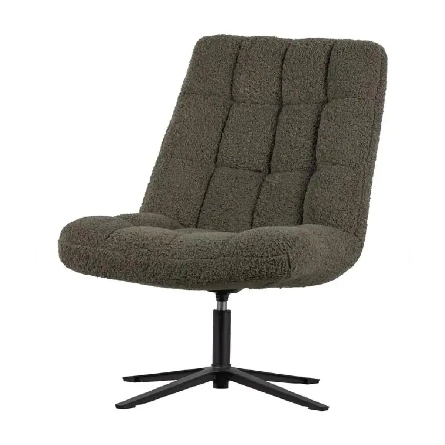 Job Draaifauteuil teddy groen