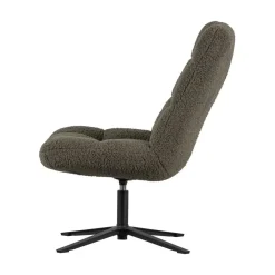 Job Draaifauteuil teddy groen