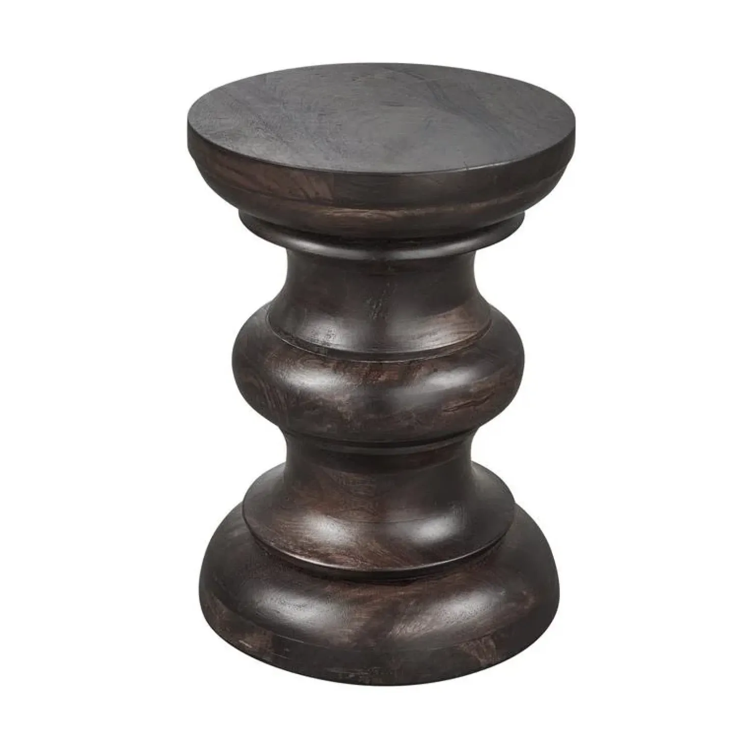 Jonah Bijzettafel mangohout donkerbruin 30cm