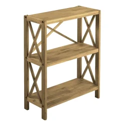 Jonas 3 planken wandkast naturel eikenhoutfineer 70 cm