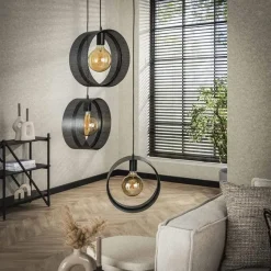 Juno 3-lichts Hanglamp Charcoal