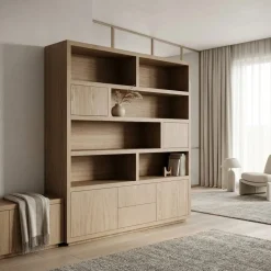 Kabinet Helsinki Lichtbruin 200x220cm