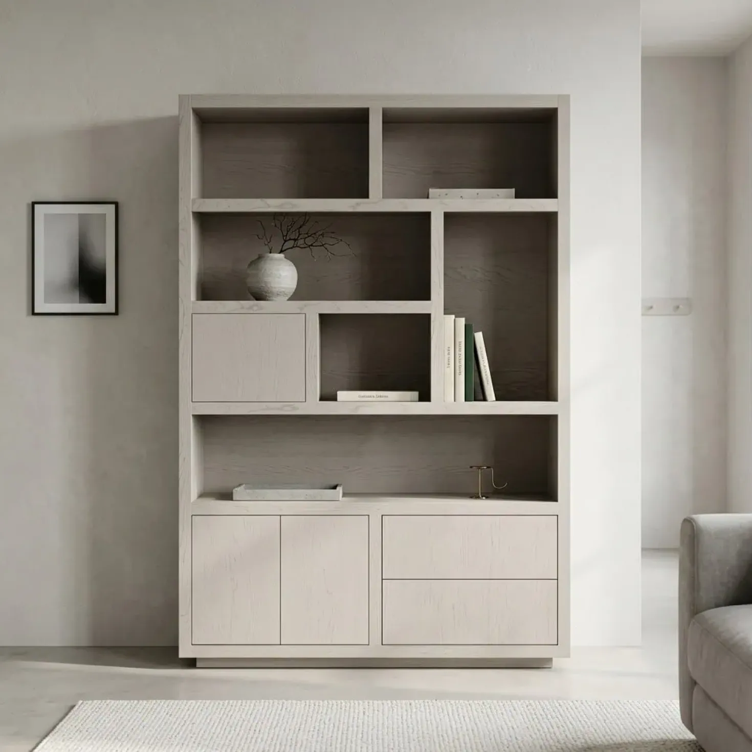 Kabinet Helsinki Taupe 150x220cm