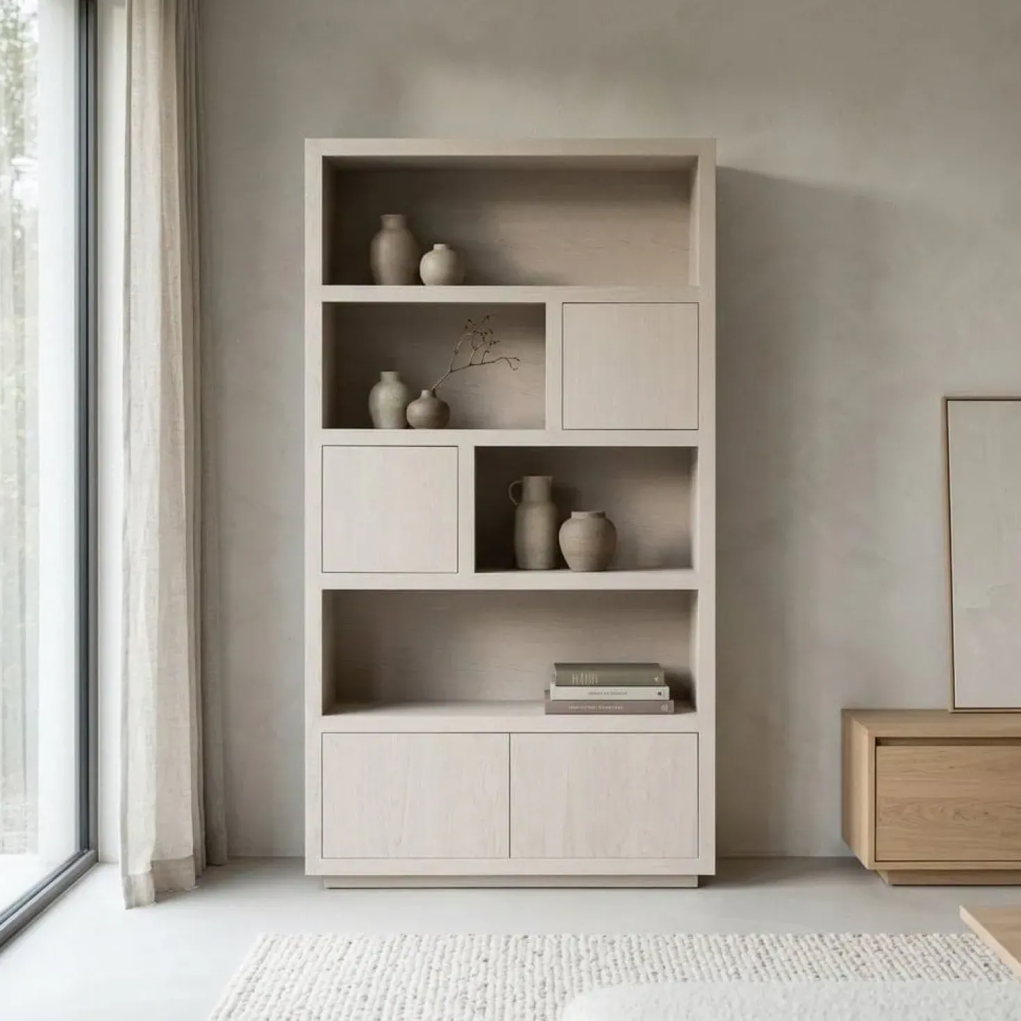 Kabinet Helsinki Taupe 120x220cm