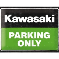 Kawasaki Parking - metalen bord
