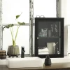 Kaya 1 deurs wandkast zwart metaal 60cm