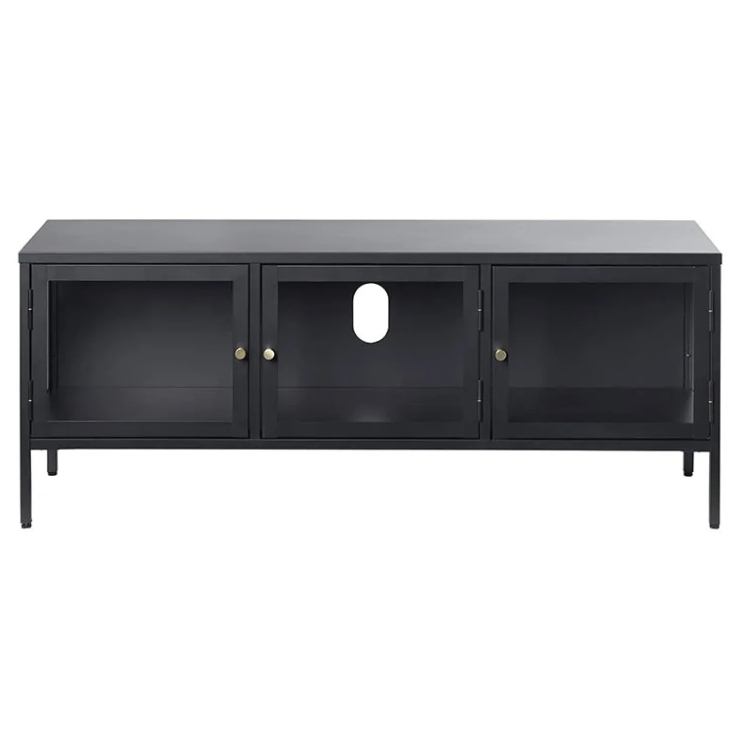 Kaya TV meubel zwart metaal 132cm