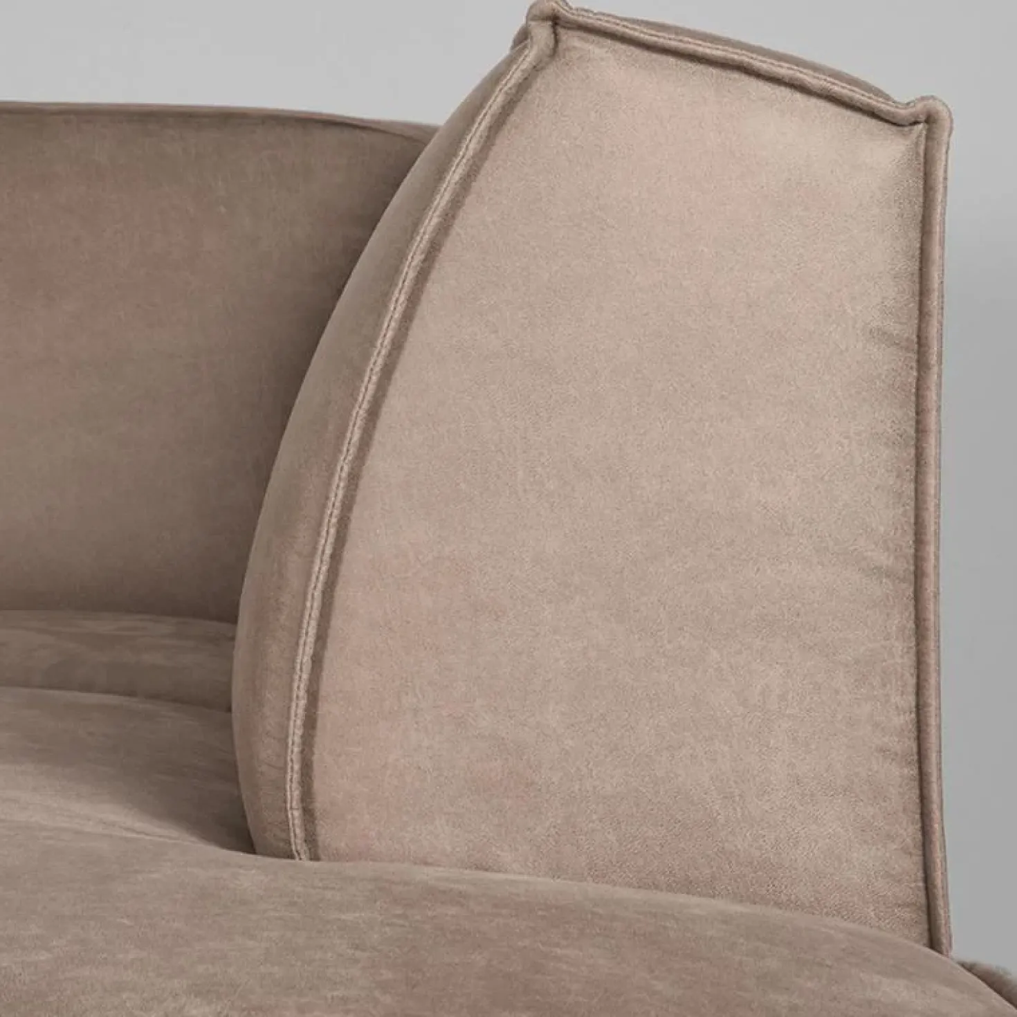 Kay Bank 5-zits Taupe Rechts