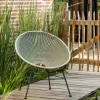 Kazoun Tuin loungestoel wicker groen