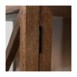 Kella 2-deurs kast mangohout bruin 100cm