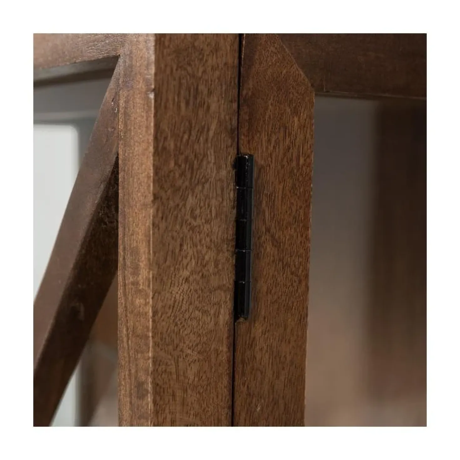 Kella 2-deurs kast mangohout bruin 100cm