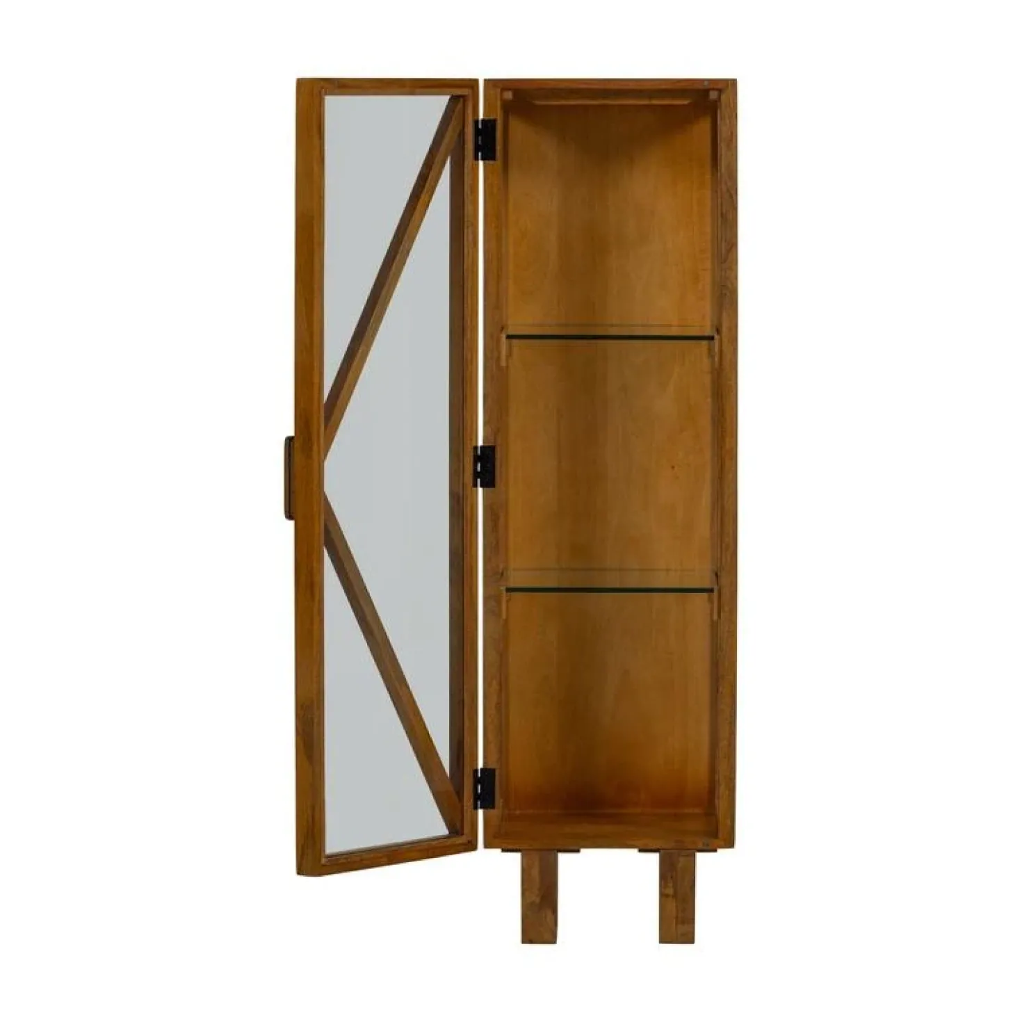 Kella 1-deurs kast mangohout naturel 40cm