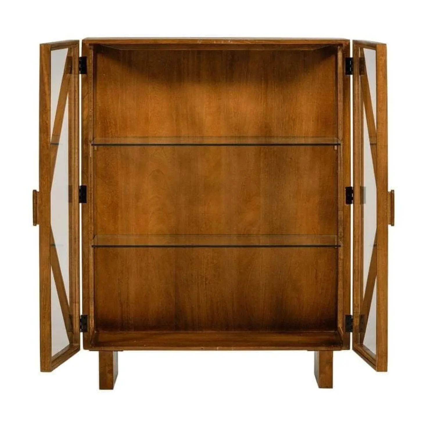 Kella 2-deurs kast mangohout naturel 100cm