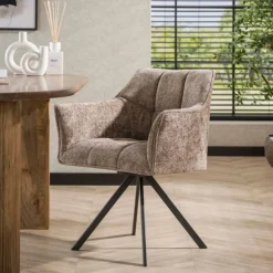 Kelly Eetkamerstoel hoven Champagne