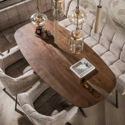 Kelvin Eettafel deens ovaal Acaciahout 180cm