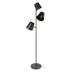 Kenan 3-lichts Vloerlamp Bruin
