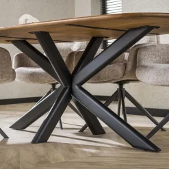 Kevin Eettafel deens ovaal Mangohout 180cm