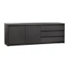 Kiara Dressoir Groot Zwart 242cm