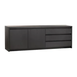 Kiara Dressoir Groot Zwart 242cm