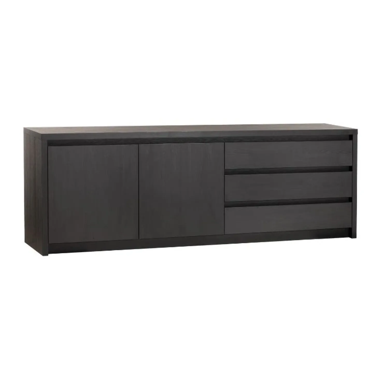 Kiara Dressoir Groot Zwart 242cm