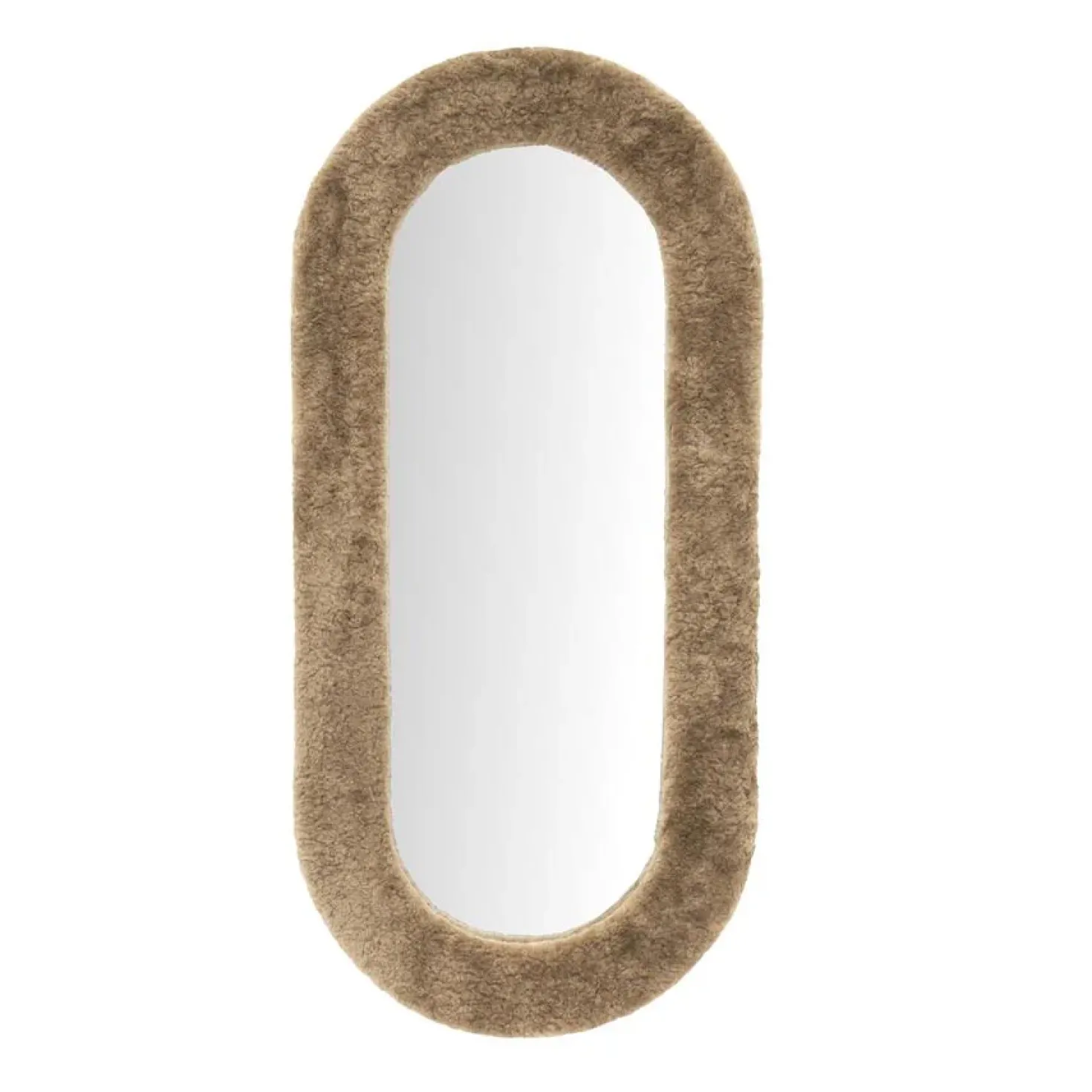 Kiss Spiegel large Bruin 60cm