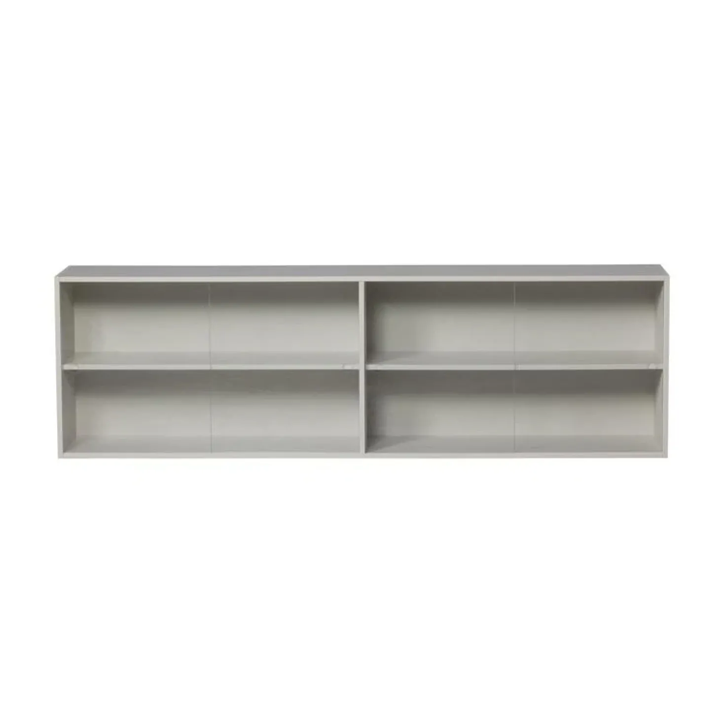Klink Opzetkast grenen grijs 200cm