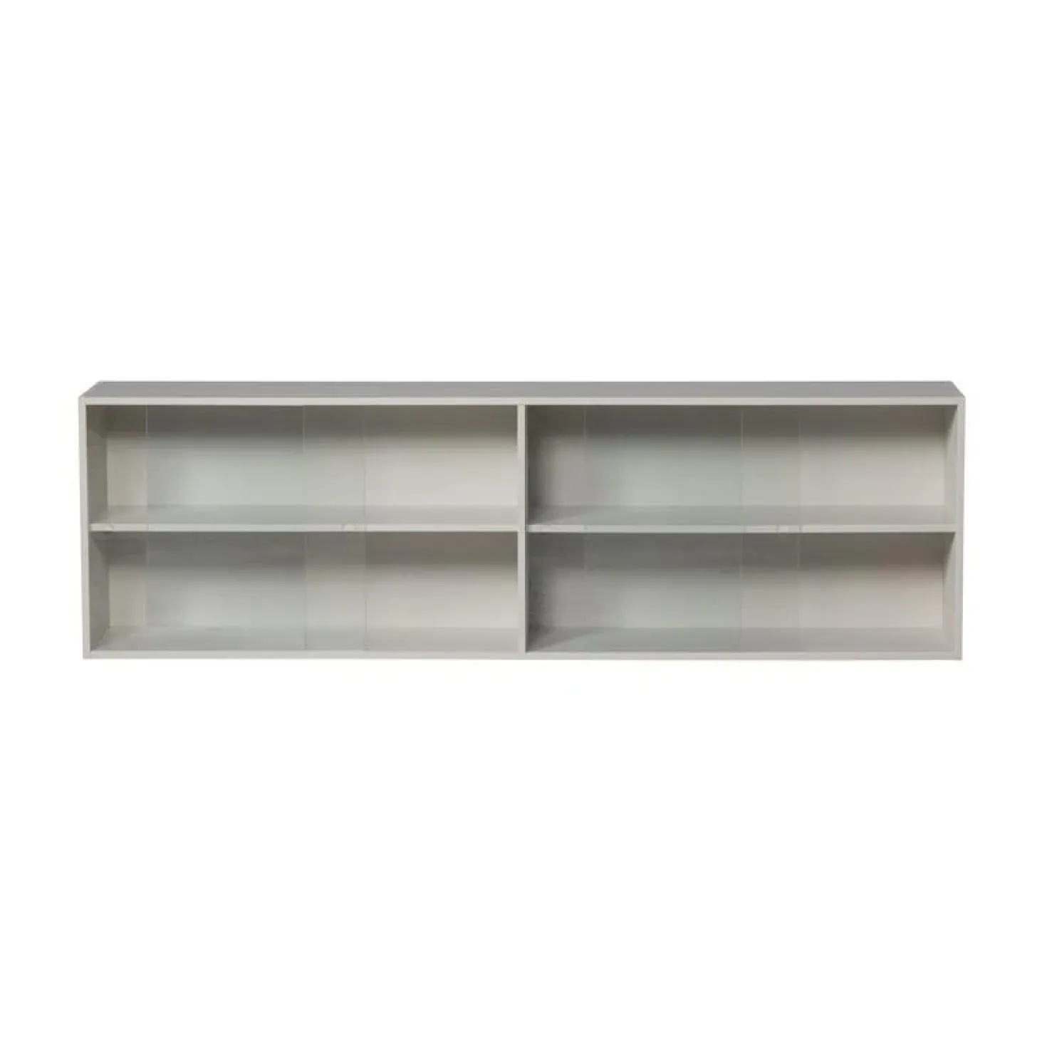 Klink Opzetkast grenen grijs 200cm