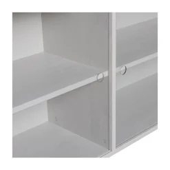 Klink Opzetkast grenen grijs 200cm