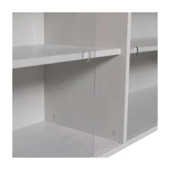 Klink Opzetkast grenen grijs 200cm