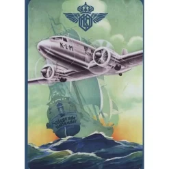 KLM Vliegende Hollander - metalen bord
