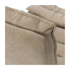 Kube Draaifauteuil met hocker naturel