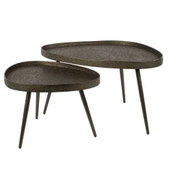 Kyra Salontafel set van 2 driehoekig Brons