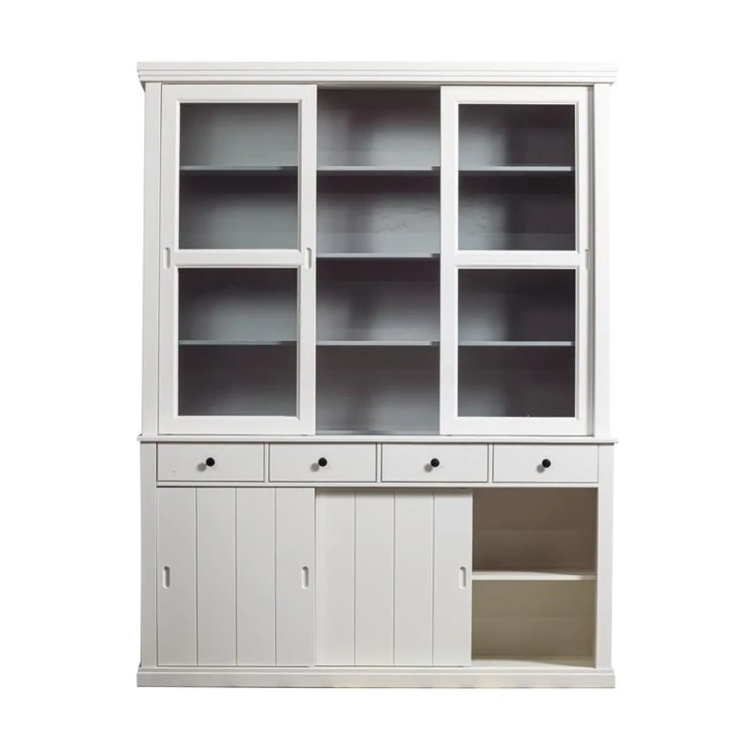 Lagos Buffetkast grenen wit 166cm