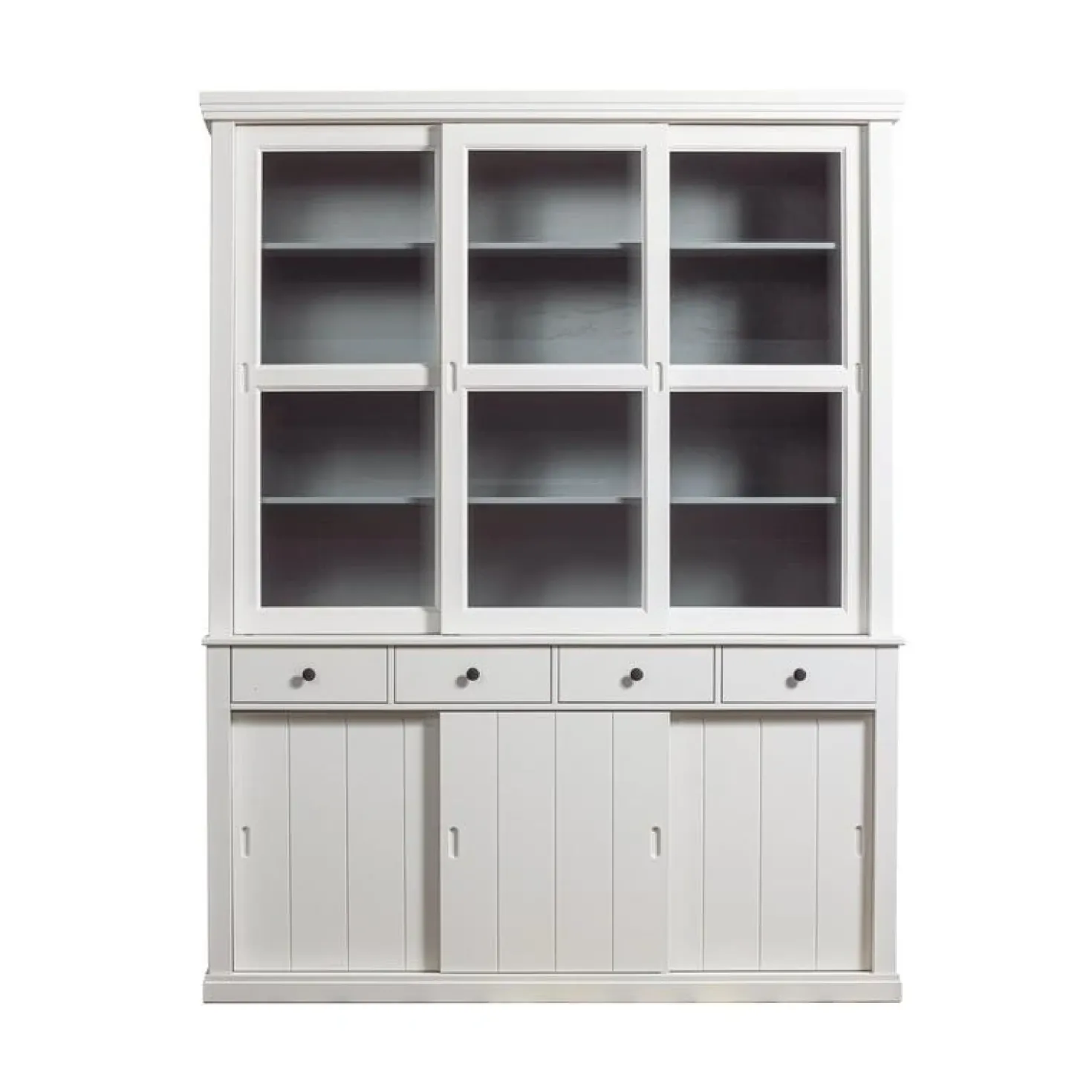 Lagos Buffetkast grenen wit 166cm
