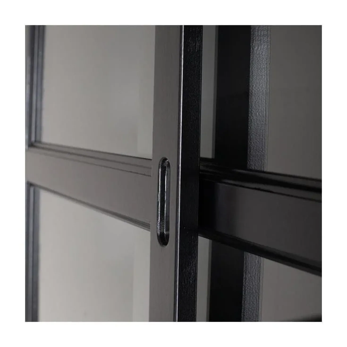 Lagos Buffetkast grenen zwart 166cm