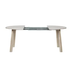 Lange Jan Uitschuifbare eettafel rond eiken sydney 120/160/200cm