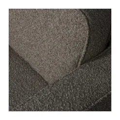 Lazy Draaifauteuil bouclé antraciet