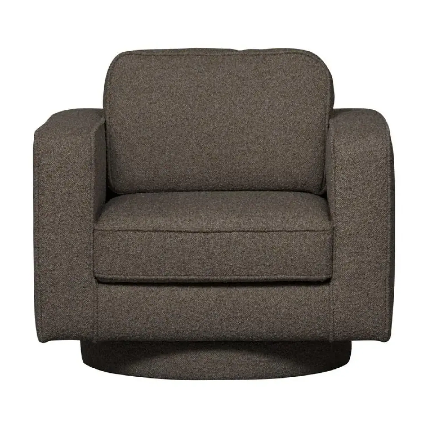 Lazy Draaifauteuil bouclé antraciet