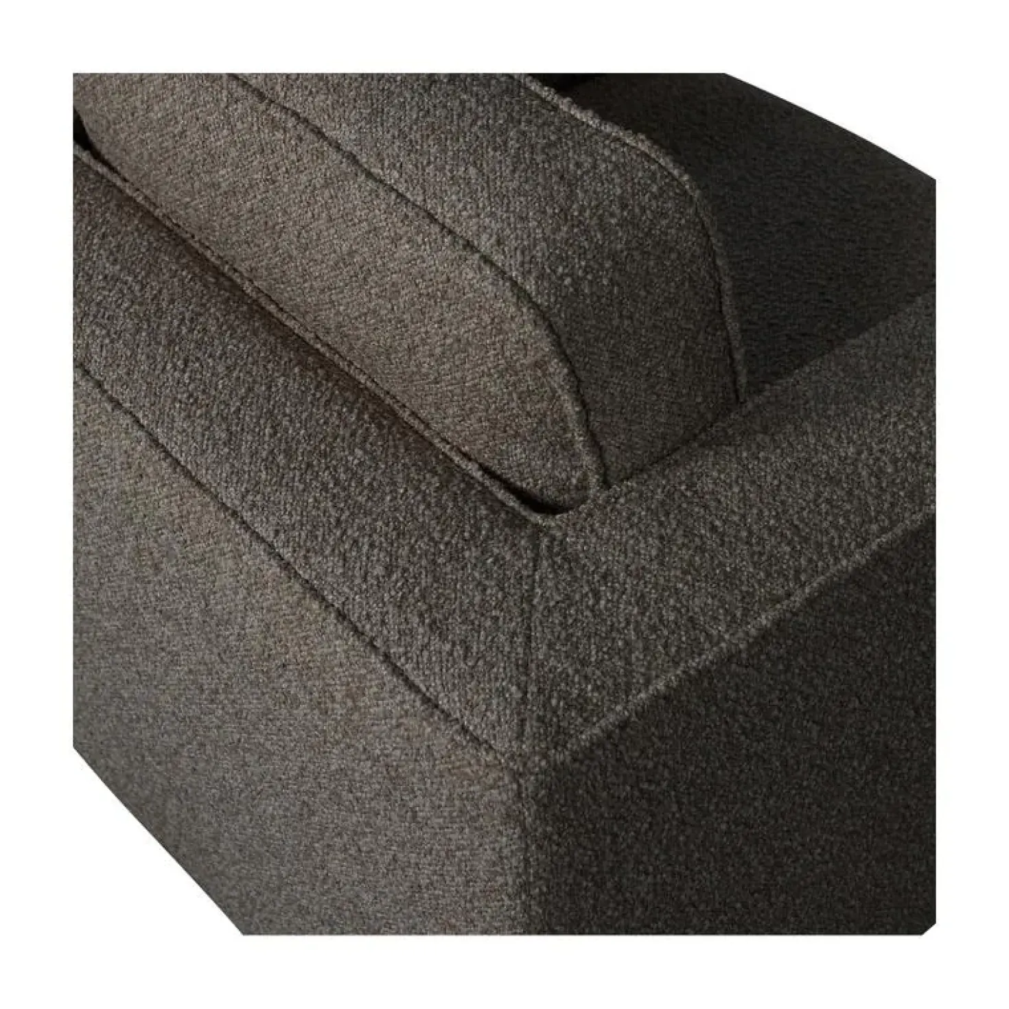 Lazy Draaifauteuil bouclé antraciet