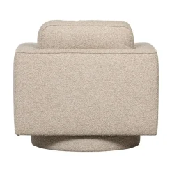 Lazy Draaifauteuil bouclé naturel