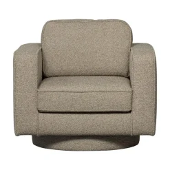 Lazy Draaifauteuil bouclé zand