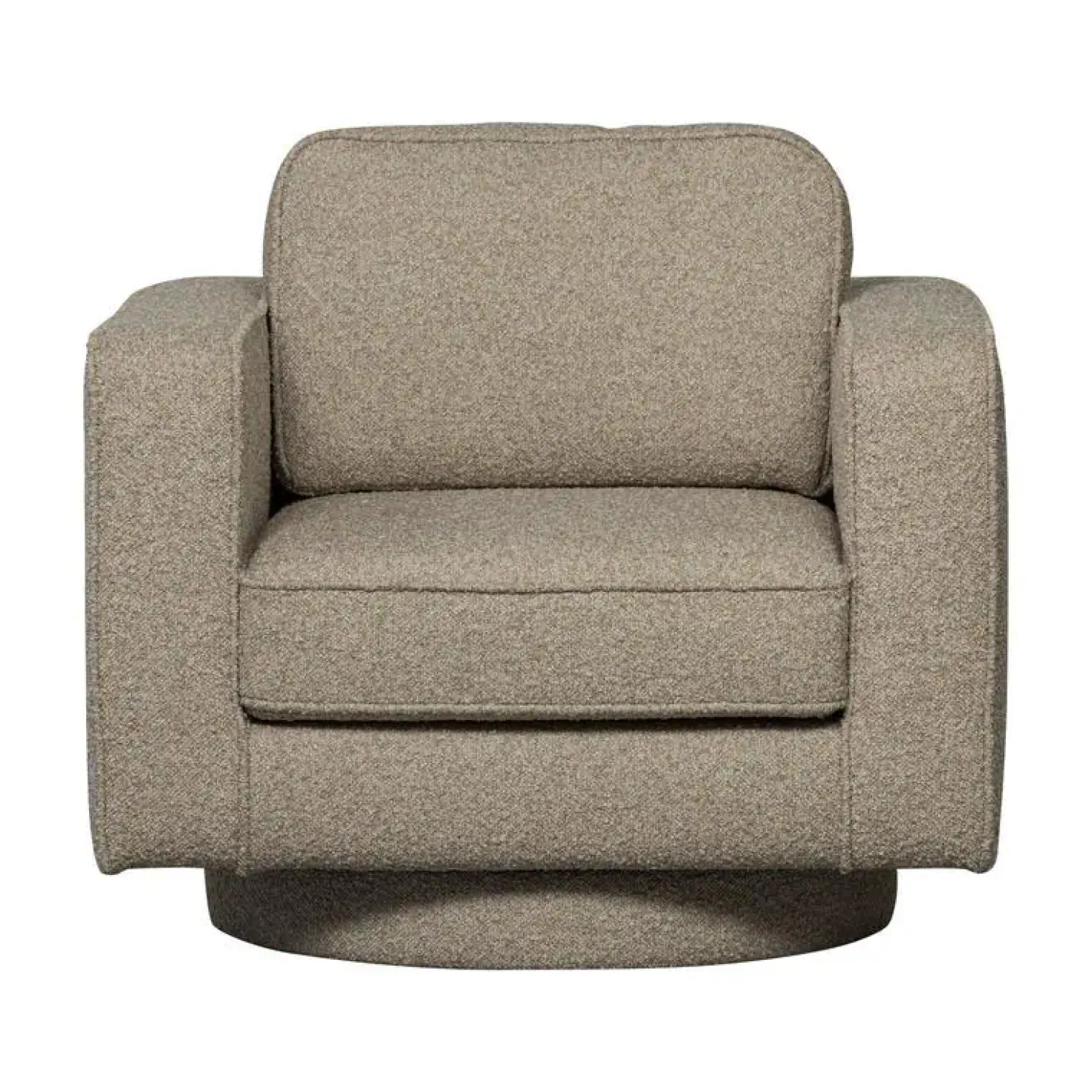 Lazy Draaifauteuil bouclé zand