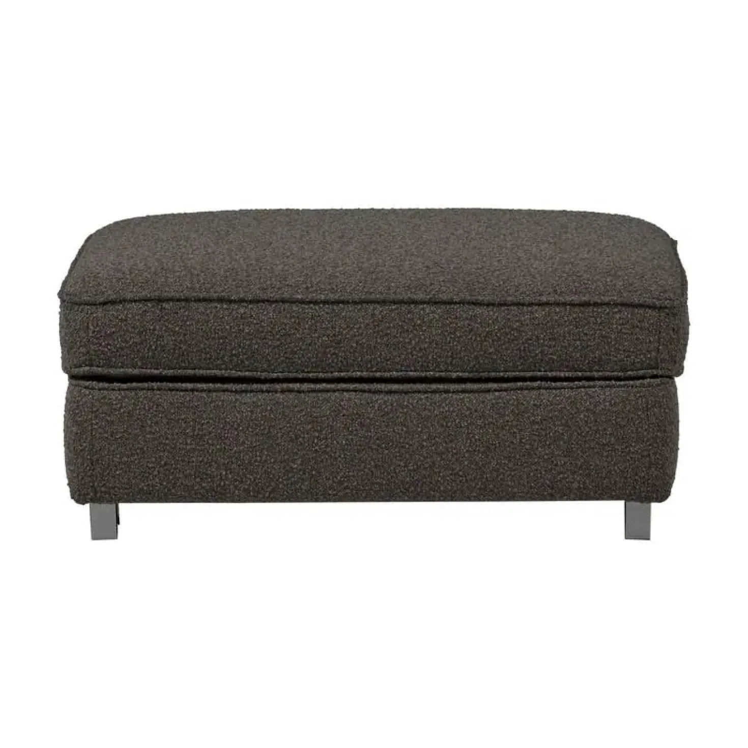Lazy Hocker bouclé antraciet