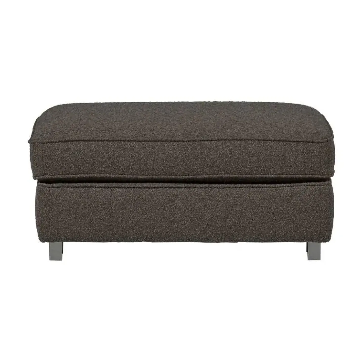 Lazy Hocker bouclé antraciet