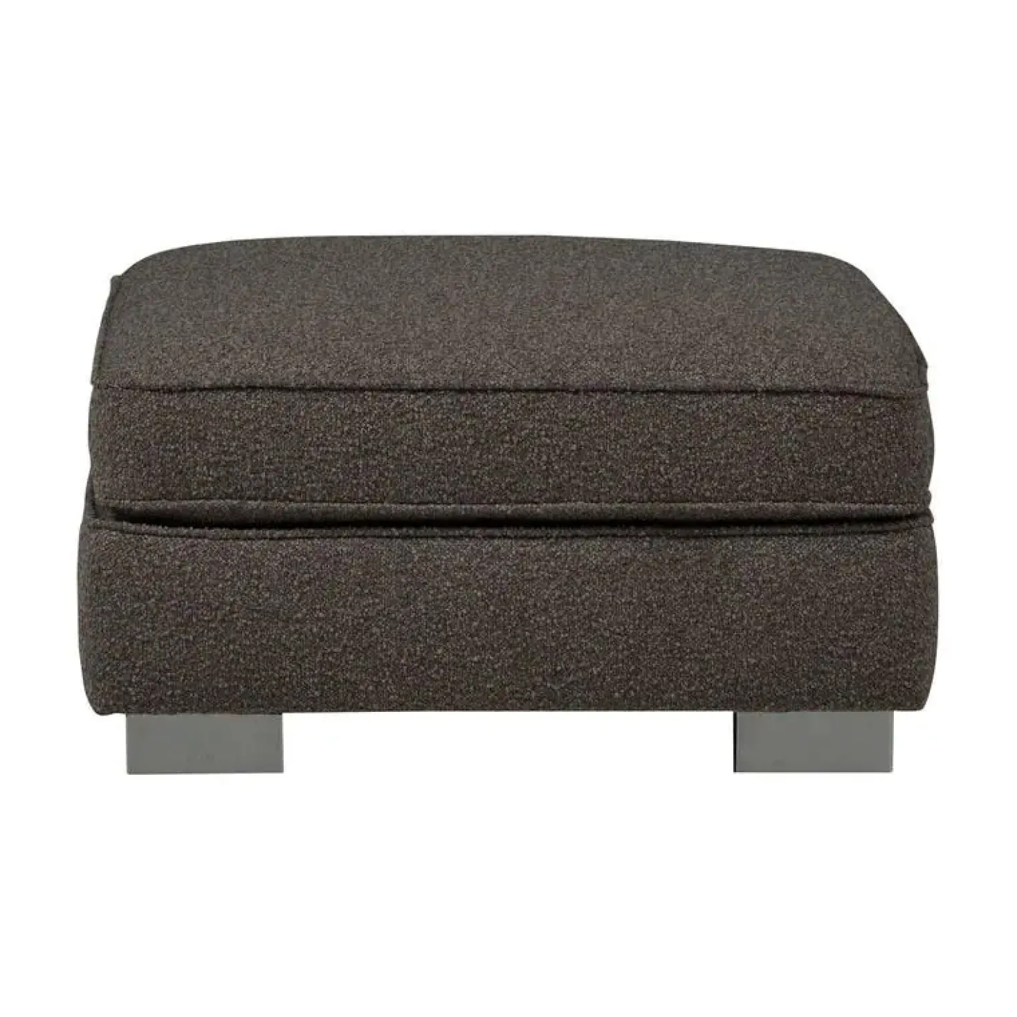 Lazy Hocker bouclé antraciet