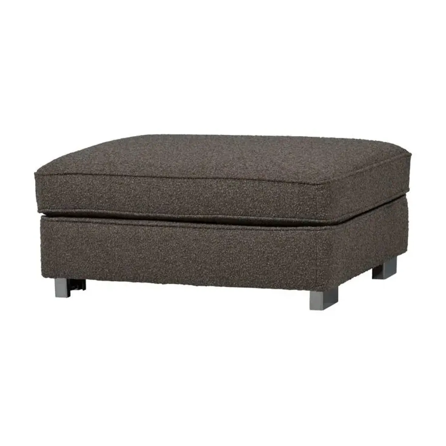 Lazy Hocker bouclé antraciet