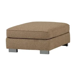 Lazy Hocker bouclé bruin